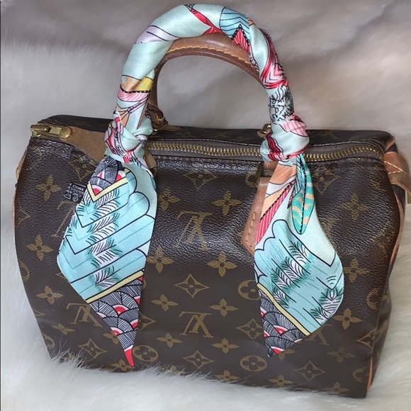 Accessories - 2 Baby Blue Hummingbird Scarves Twilly Bandeaus​